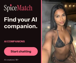 first-chat retargeting ad featuring Sarika